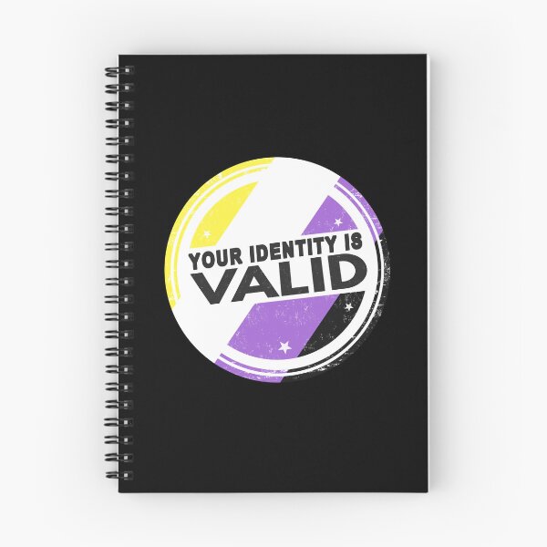 Item preview, Your Identity Is Valid Nonbinary Pride designed and sold by everything4eva.