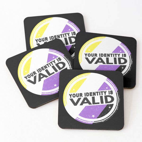 Item preview, Your Identity Is Valid Nonbinary Pride designed and sold by everything4eva.
