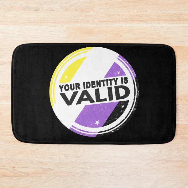 Item preview, Your Identity Is Valid Nonbinary Pride designed and sold by everything4eva.