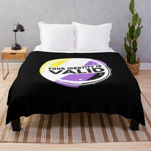 Item preview, Your Identity Is Valid Nonbinary Pride designed and sold by everything4eva.