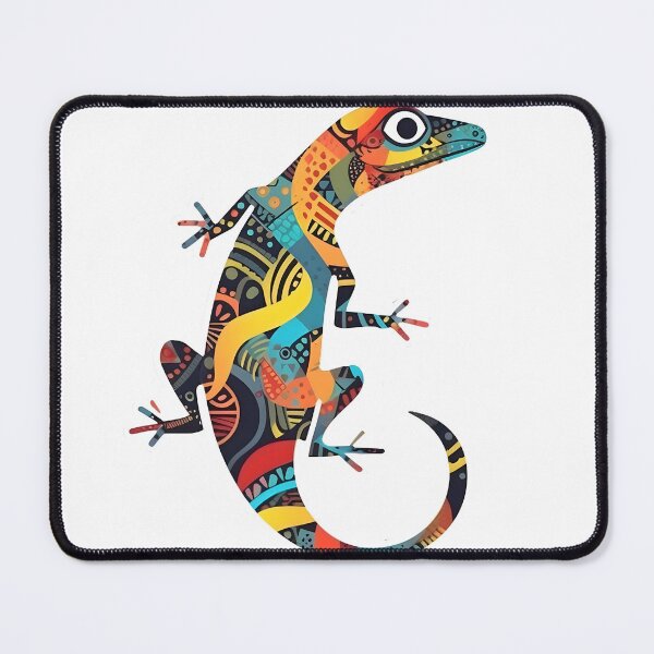 Item preview, Exotic Elegance - Patterned Gecko Artwork designed and sold by StickeryPickery.