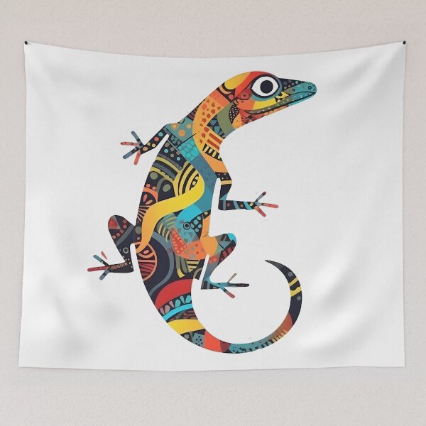 Item preview, Exotic Elegance - Patterned Gecko Artwork designed and sold by StickeryPickery.