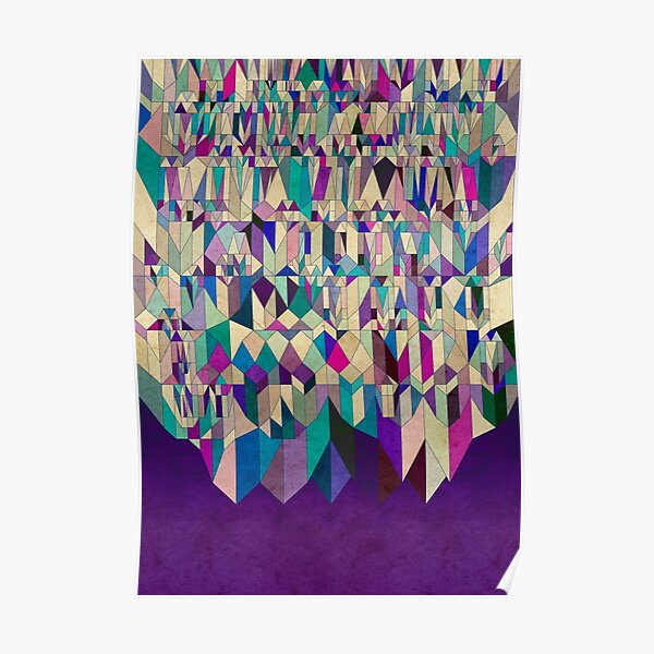 "Purple Town" Poster by angelocerantola Redbubble