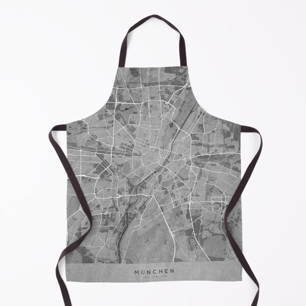 Item preview, Map of Munich (Germany) in gray vintage style designed and sold by blursbyai.