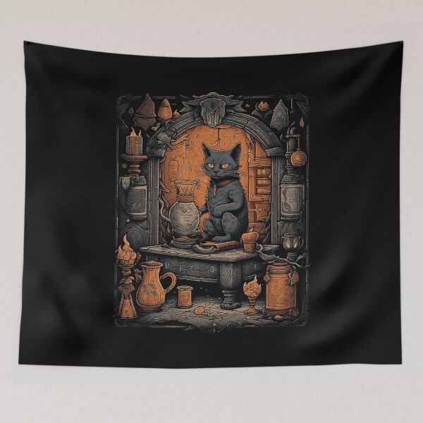 Item preview, Cat Potion Master designed and sold by k2lu533.
