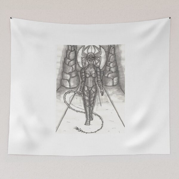 Item preview, Ilvyrin the Draelith Queen black and white designed and sold by Raven Orthaevelve.