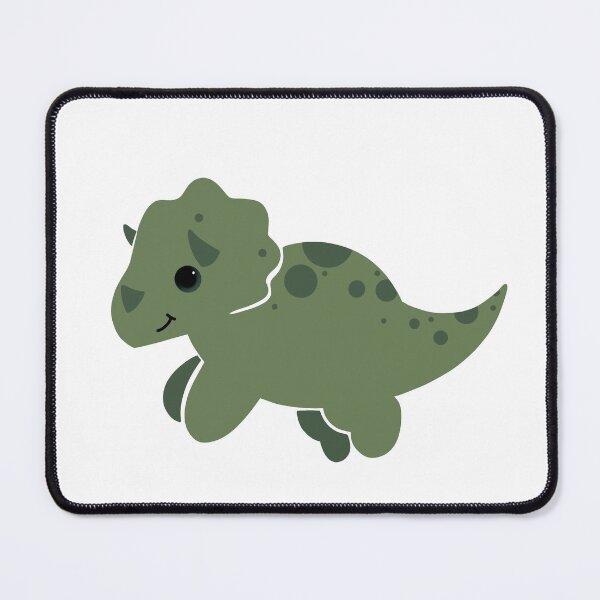 Item preview, Triceratops green designed and sold by SaharaaDraws.