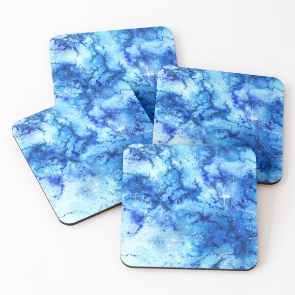 Item preview, Cosmic artwork - 'Ice' - Acrylic on paper designed and sold by Handmaiduns.