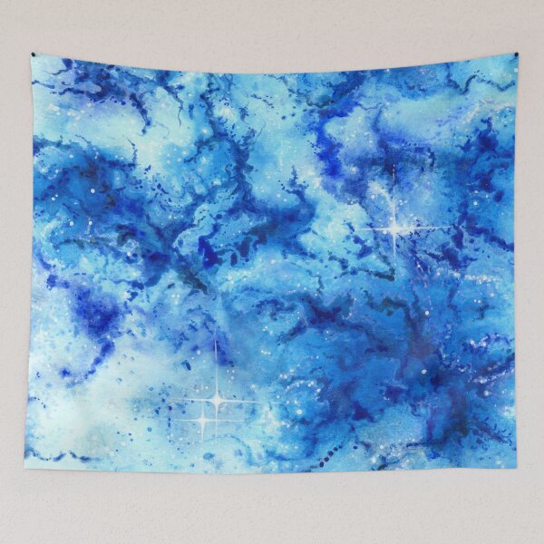 Item preview, Cosmic artwork - 'Ice' - Acrylic on paper designed and sold by Handmaiduns.