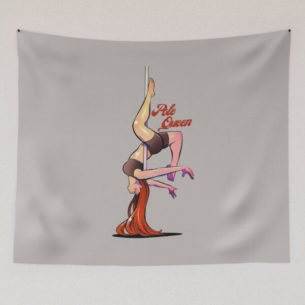 Item preview, pole dance queen pole dance red hair ginger designed and sold by soniaaseguin.