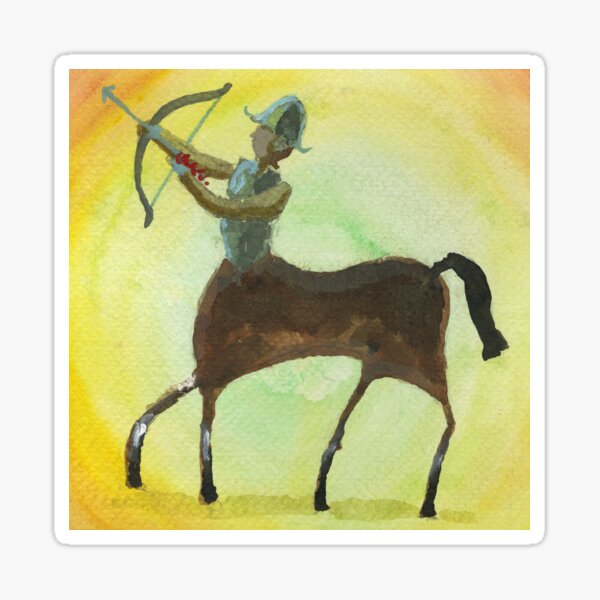 Item preview, Sagittarius Zodiac Horoscope Painting designed and sold by Lisa Rotenberg.