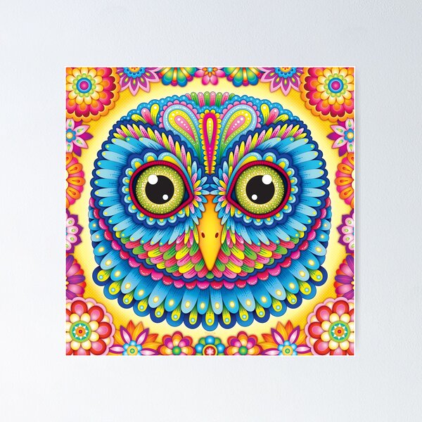 Tropical Mandala Owl - Diamond Paintings 