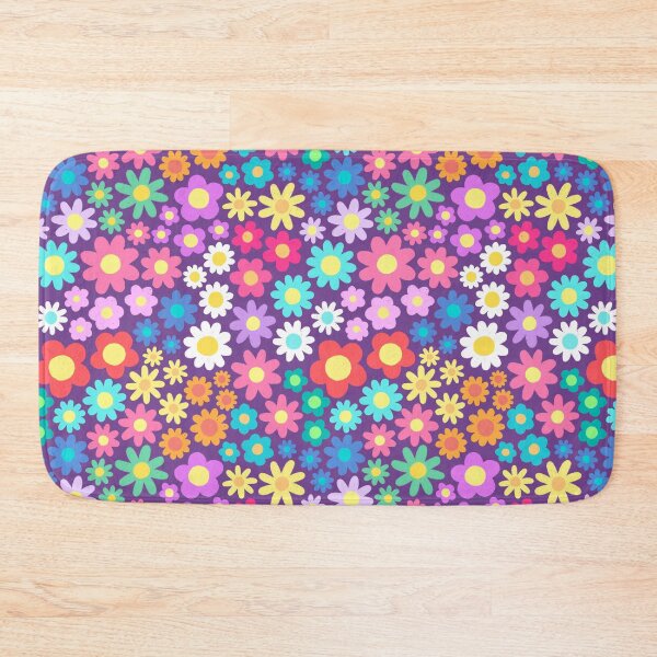 Item preview, Cute Hand Drawn Multicolored Flower Pattern designed and sold by AlwaysBeColoring.