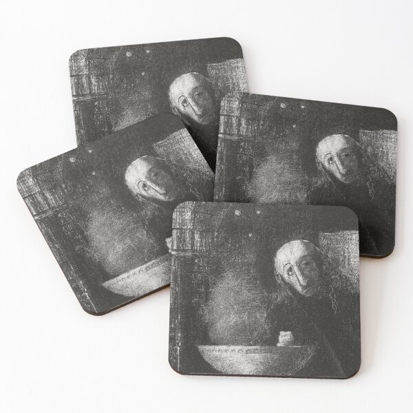 Item preview, Endless Search (1886) by Odilon Redon designed and sold by BossyCatHome.