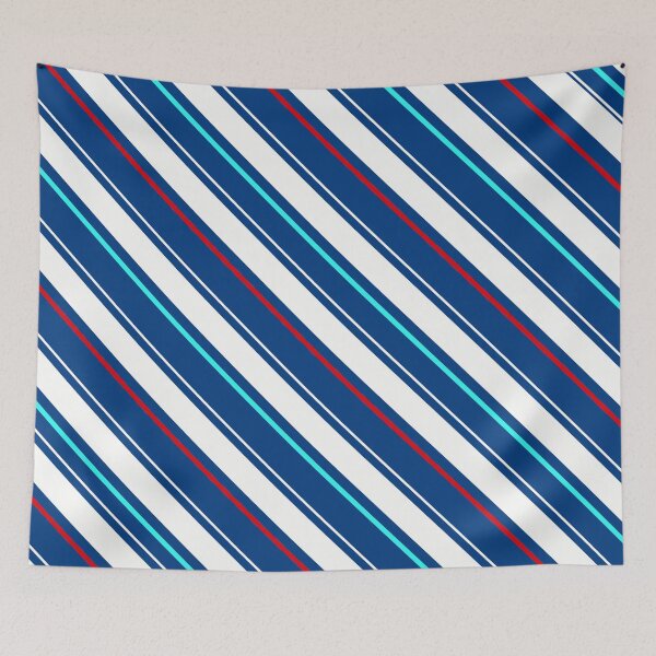 Item preview, Blue Regimental Stripe designed and sold by PatternTitan.