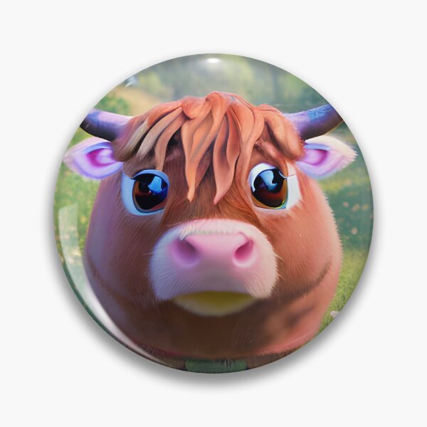 Item preview, Colin the Highland Cow designed and sold by Rotten-Prints.