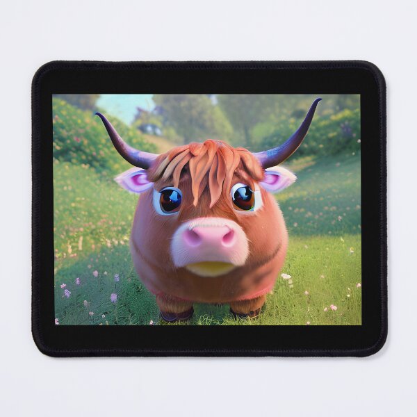 Item preview, Colin the Highland Cow designed and sold by Rotten-Prints.