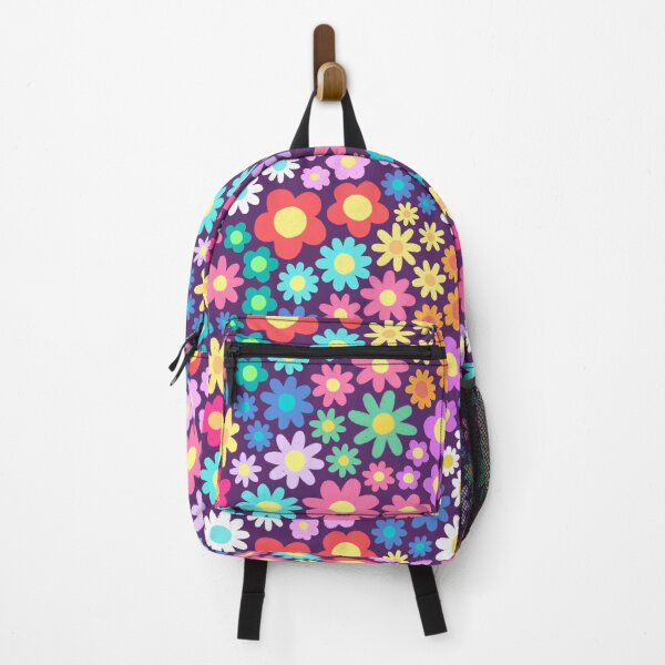 Aperçu de l'œuvre Joli motif de petites fleurs multicolores créée et vendue par AlwaysBeColoring.