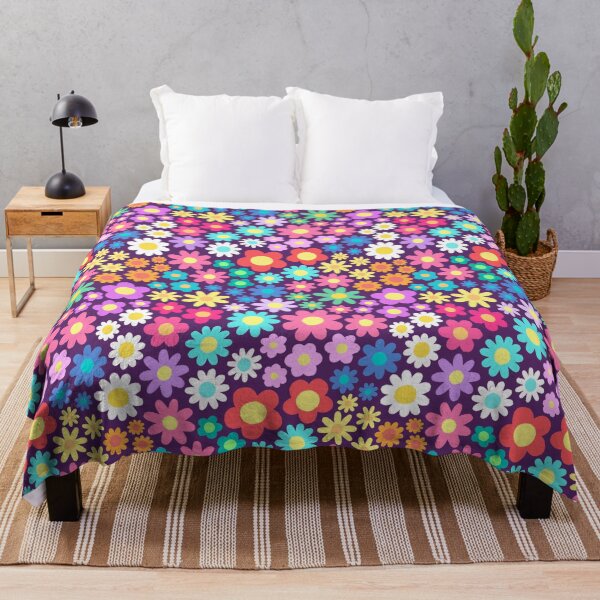 Item preview, Cute Multicolored Tiny Flowers Pattern designed and sold by AlwaysBeColoring.