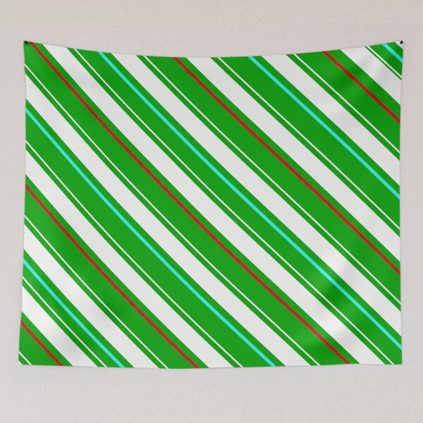 Item preview, Green Regimental Stripe designed and sold by PatternTitan.