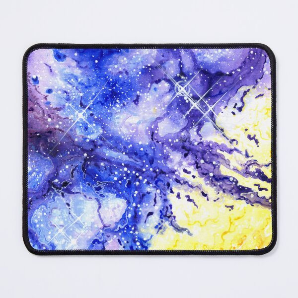Item preview, Cosmic artwork - 'Viola II' - Acrylic on paper designed and sold by Handmaiduns.