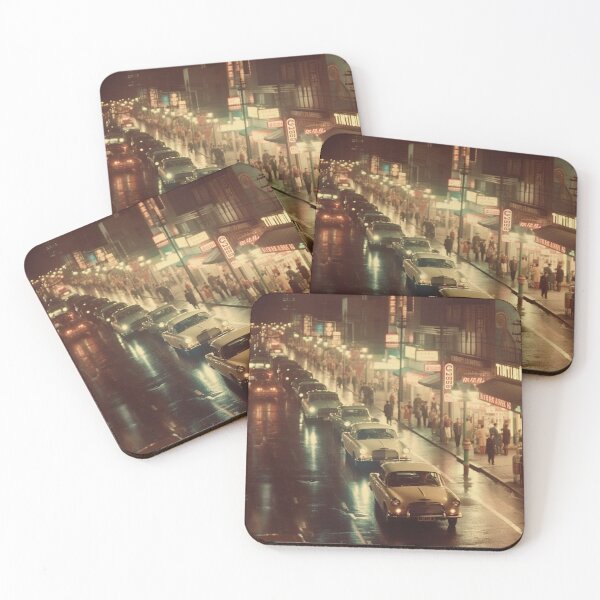 Item preview, Busy Night in Retro Japan designed and sold by SimplivDesign.