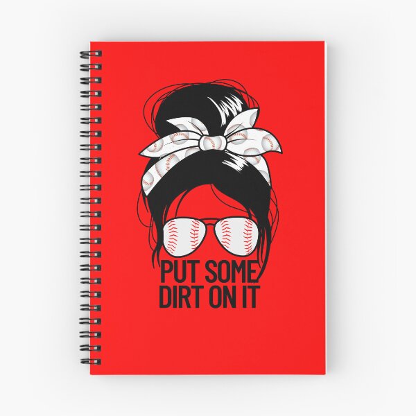 Item preview, Put Some Dirt On It Messy Bun Women's Mom Baseball Gear designed and sold by DynamicDesign.