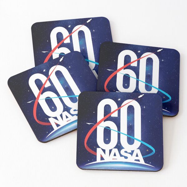 Item preview, NASA 60th Anniversary Logo designed and sold by Nikki SpaceStuffPlus.