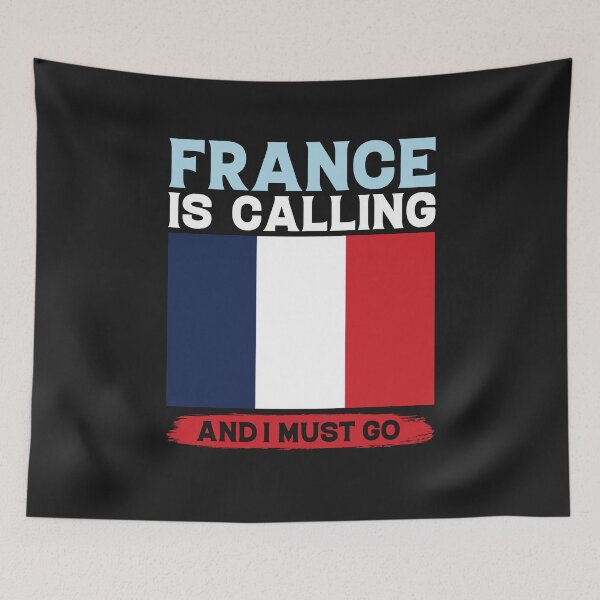 Item preview, France is calling and I must go  -  Travel Quote designed and sold by obedtheartist.