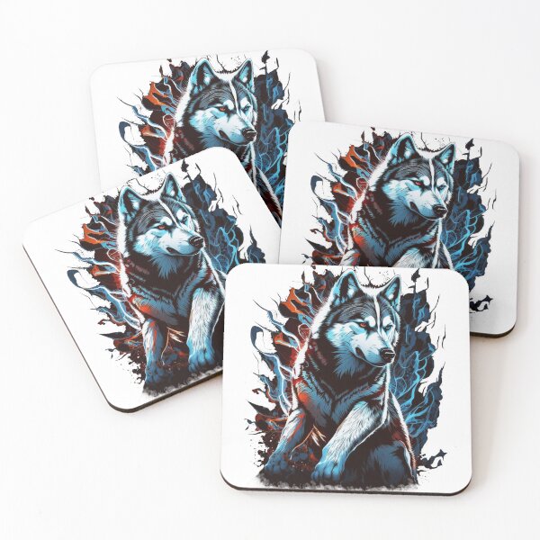 Item preview, Husky Abstract artwork 3 designed and sold by ClawedCreations.