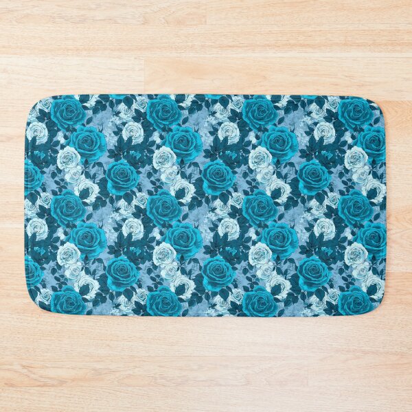 Item preview, Blue and White Roses Pattern designed and sold by CinEmmaDesign.