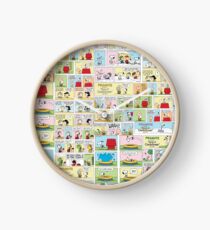 Peanuts Comics Clock