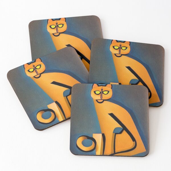 Item preview, Cubist Cat No. 2 designed and sold by kissuquick.