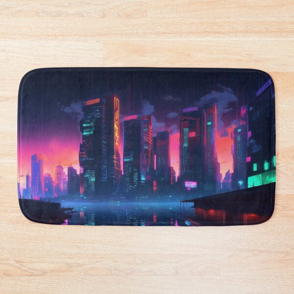 Item preview, Neon Metropolis: A Cyberpunk Home designed and sold by ArcStormDesigns.