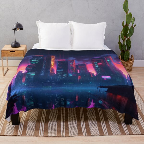 Item preview, Neon Metropolis: A Cyberpunk Home designed and sold by ArcStormDesigns.