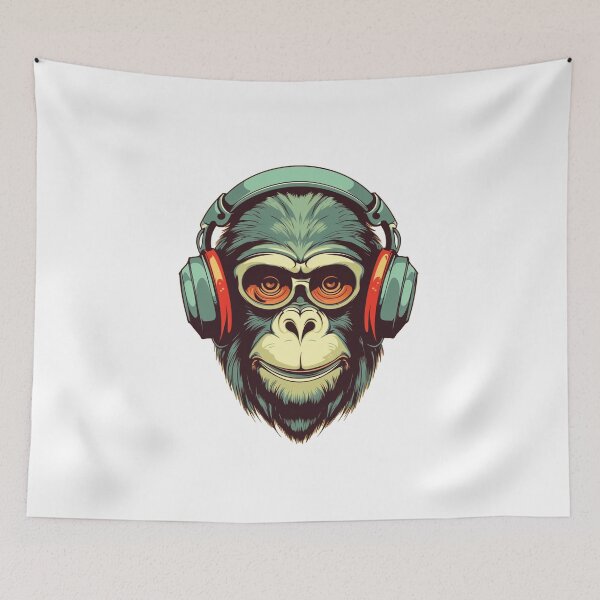 Item preview, DJ Funky Monkey | Funky Fingers designed and sold by PrettiGreene.