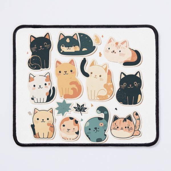 Item preview, Cute stickers pack cats designed and sold by Prototyp.