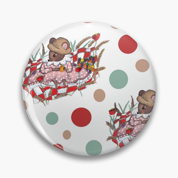 Item preview, Picnic mouse designed and sold by Rachel  Pegler Artworks.