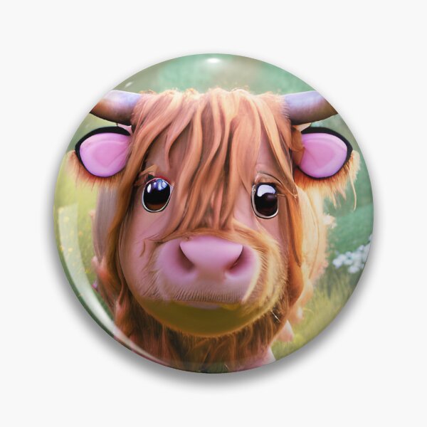 Item preview, Coco the Highland Cow designed and sold by Rotten-Prints.