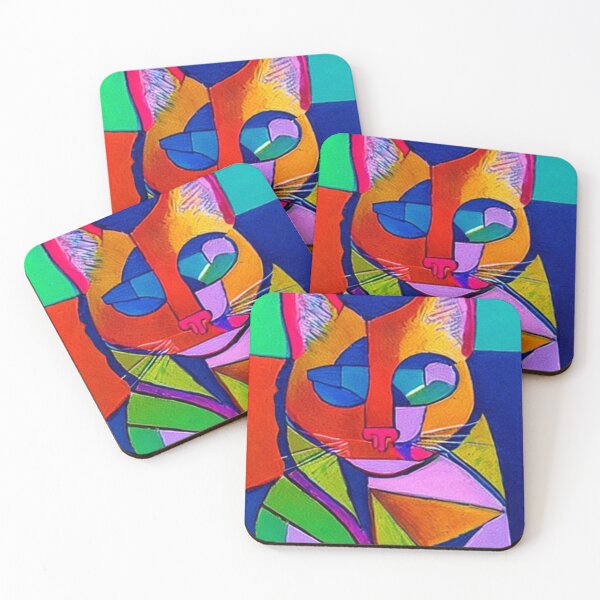 Item preview, Cubist Cat No. 3 designed and sold by kissuquick.