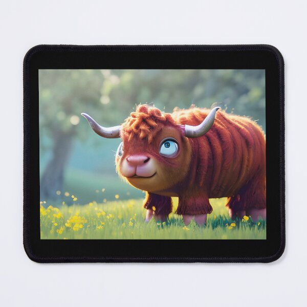 Item preview, Jock the Highland Cow designed and sold by Rotten-Prints.