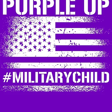 Imagen de la obra Purple Up #MilitaryChild Military Kids Month Boys Purple Up Gear de DynamicDesign