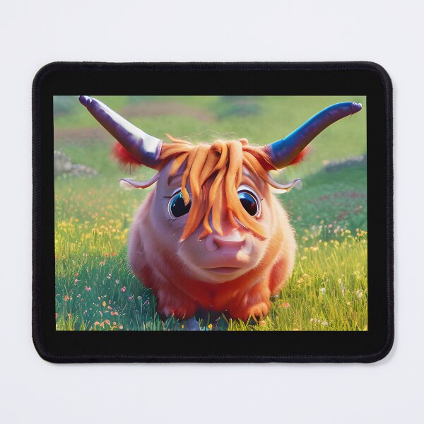 Item preview, Bramble the Highland Cow designed and sold by Rotten-Prints.