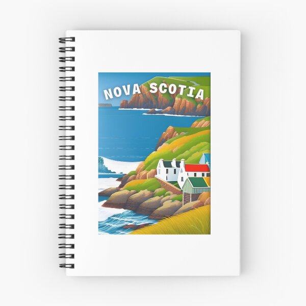 Item preview, Nova Scotia Coast Illustrated Poster designed and sold by kbracey-meraki.