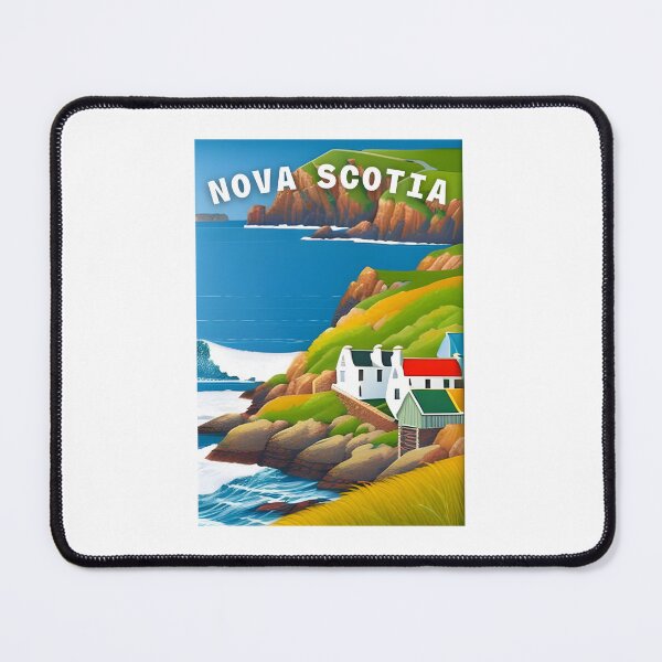 Item preview, Nova Scotia Coast Illustrated Poster designed and sold by kbracey-meraki.