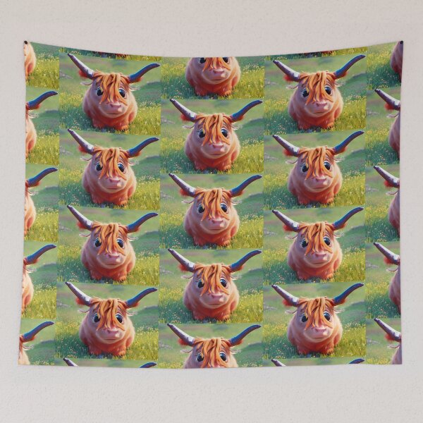 Item preview, Bramble the Highland Cow designed and sold by Rotten-Prints.