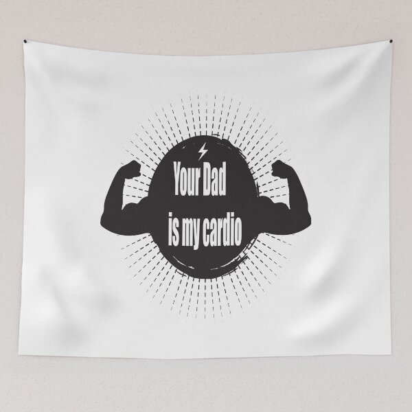 Item preview, Your Dad Is My Cardio : Gym Partner, Workout ,Gym Outfit ,Gift for Him ,Weightlifting ,Father's Day designed and sold by Lea bolo.