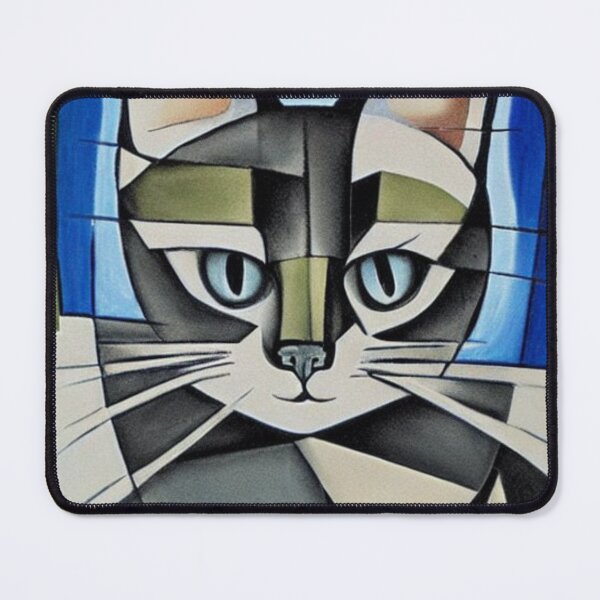 Item preview, Cubist Cat No. 4 designed and sold by kissuquick.