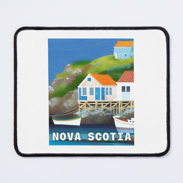 Item preview, Nova Scotia Coast Illustrated Poster designed and sold by kbracey-meraki.