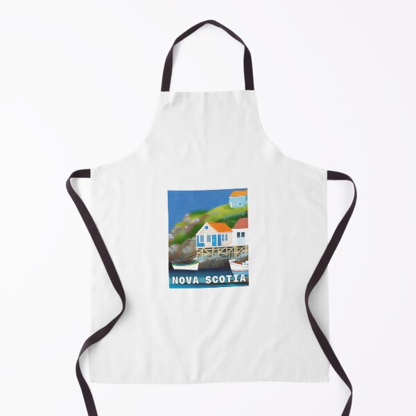 Item preview, Nova Scotia Coast Illustrated Poster designed and sold by kbracey-meraki.